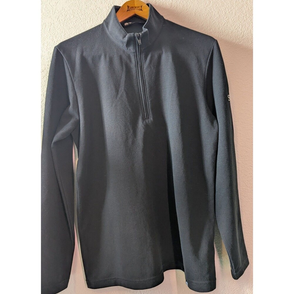 Travis Mathew Size M Medium Mens 1/4 Zip Performance Long Sleeve Pullover (803m)